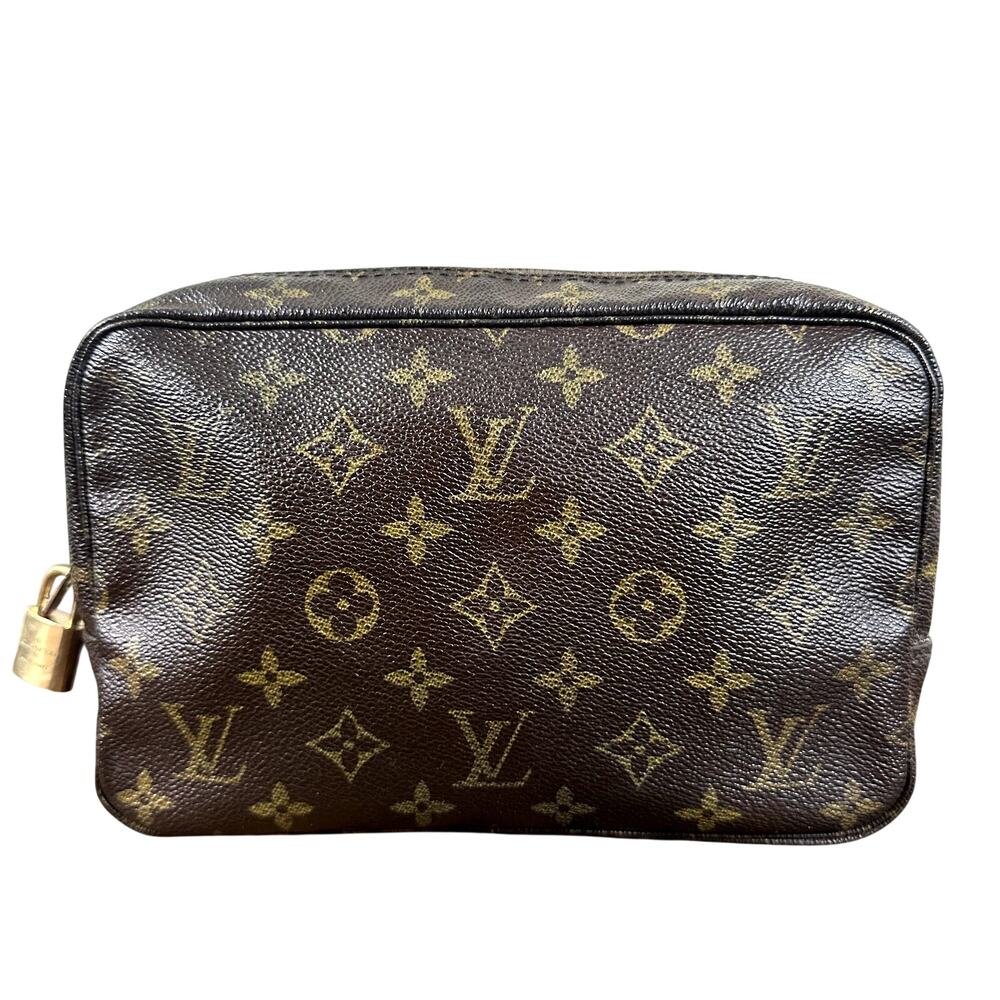 Louis Vuitton Trousse Toilette 23 Monogram Cosmetic Bag - Picture 1 of 16